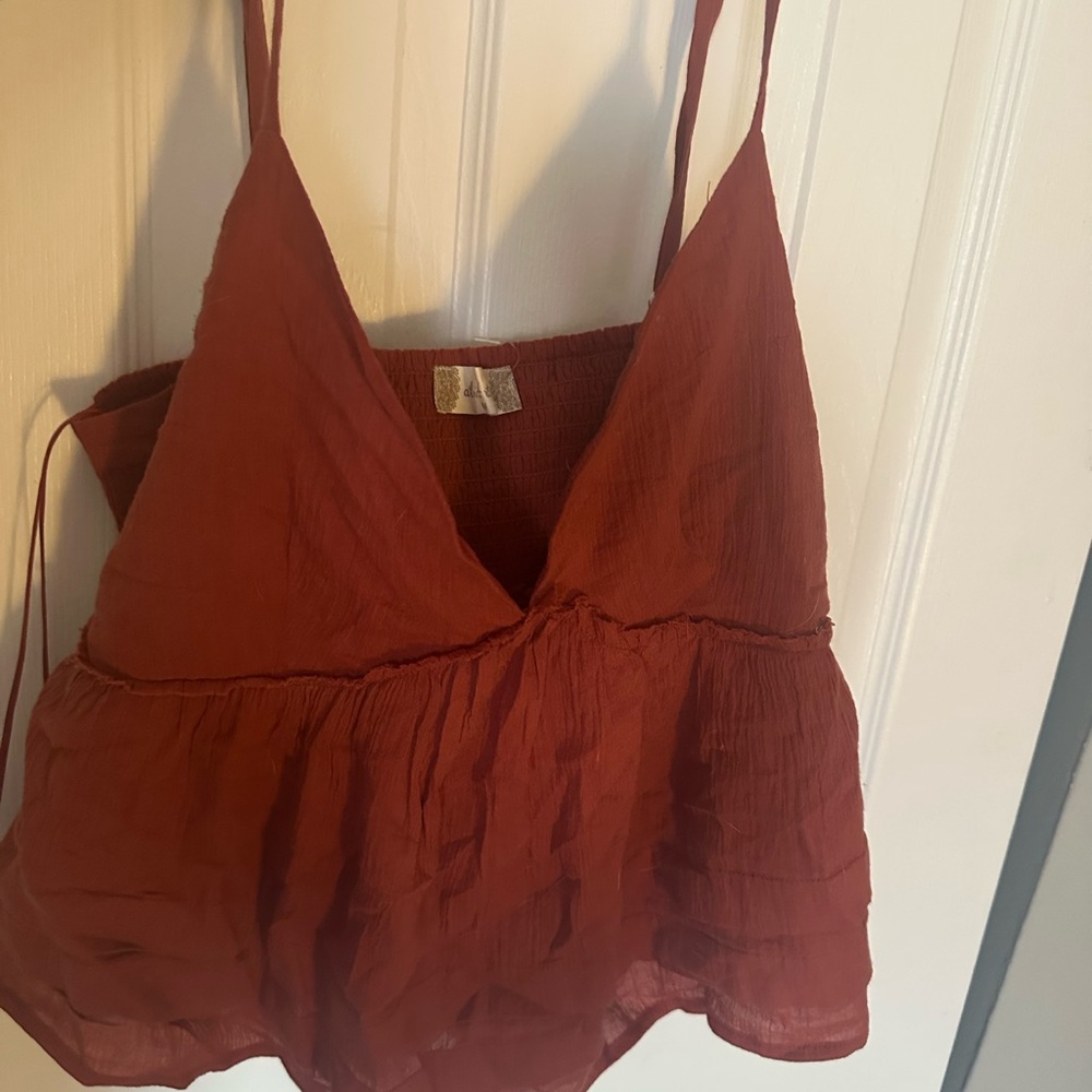 Altar'd State Rust Camisole Top